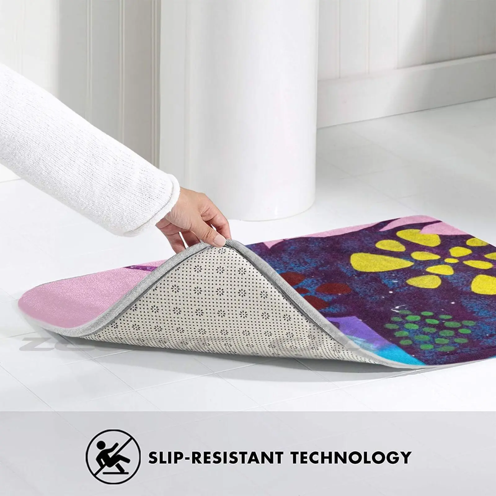 Коврик Indie с единорогом от жасмина противоскользящий мягкий ковер поглощением