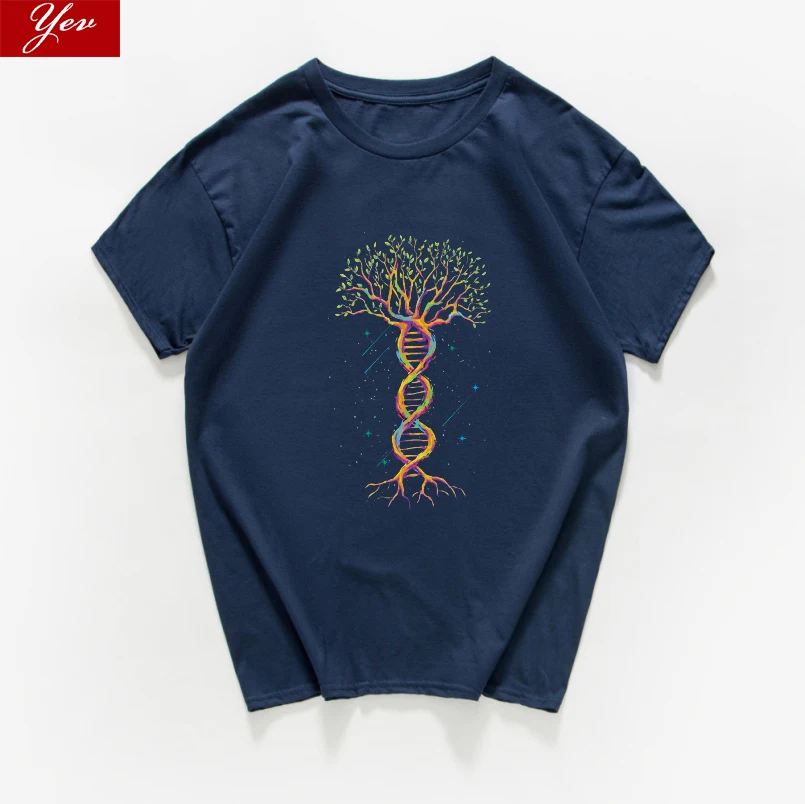 Geek Gene tree, новинка, саркастическая забавная футболка для мужчин, научная химия, биология, география, уличная футболка классная футболка, homme
