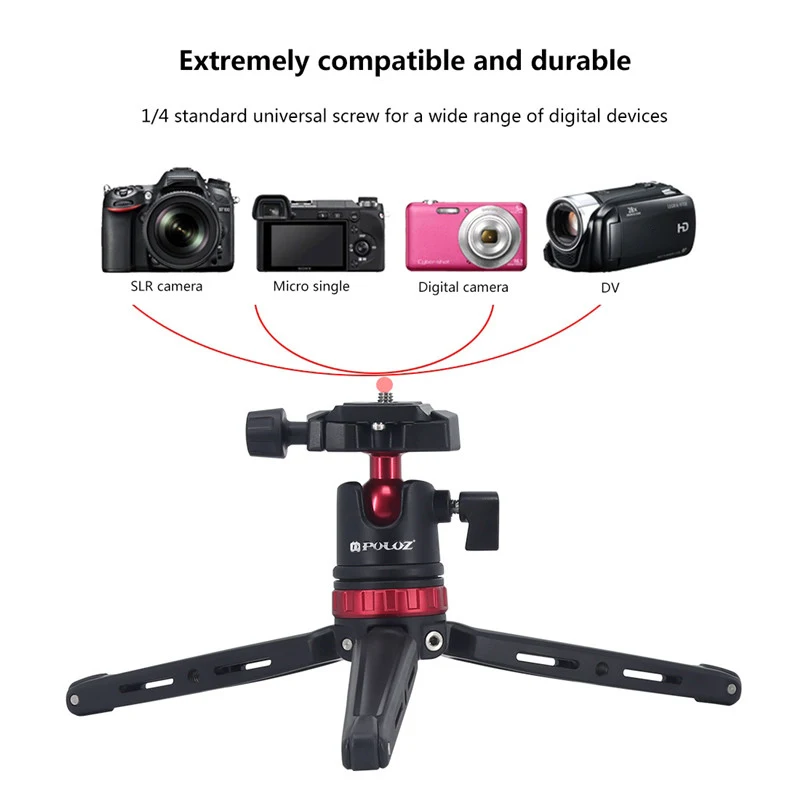 Мини Портативный Настольный Штатив для путешествий с шаровой головкой Canon Nikon sony