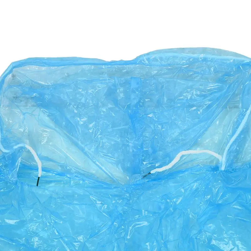 1 шт. одноразовое пластиковое аварийное водонепроницаемое дождевик для взрослых