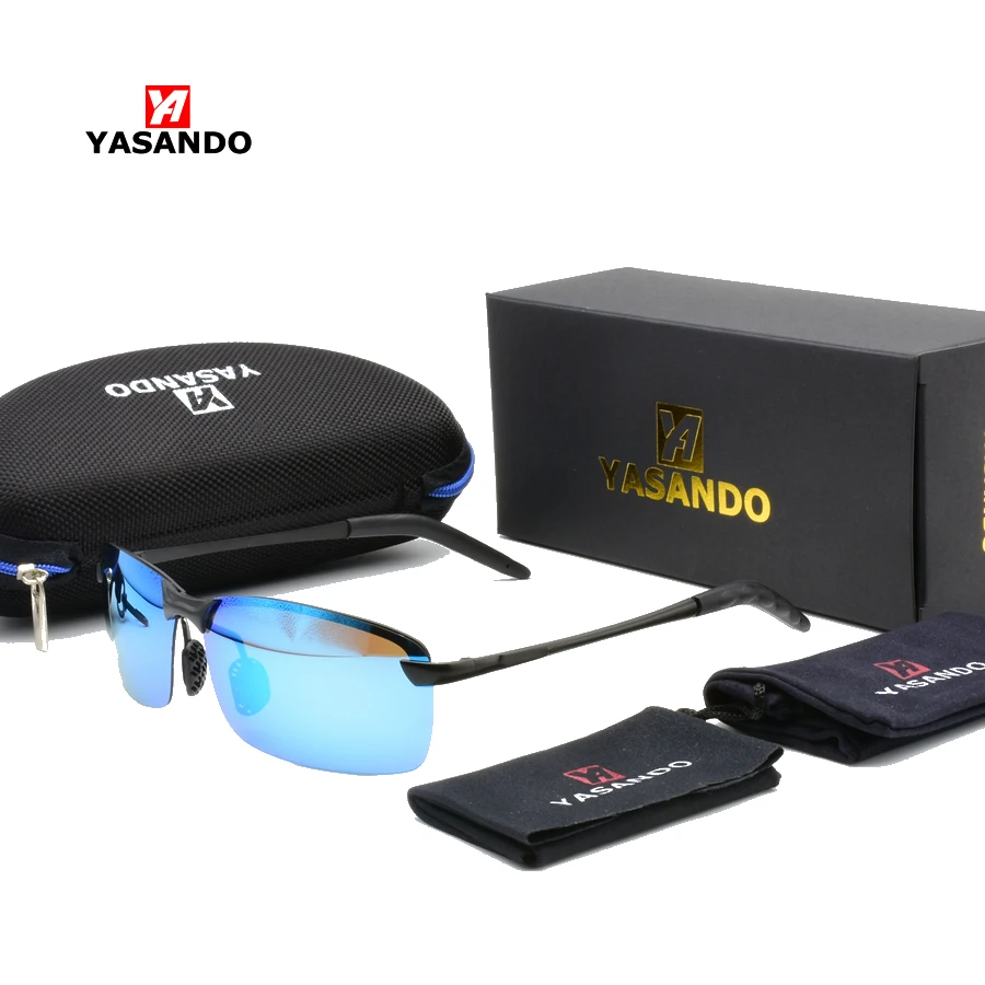 Солнцезащитные очки YASANDO в стиле ретро мужские дизайнерские поляризационные