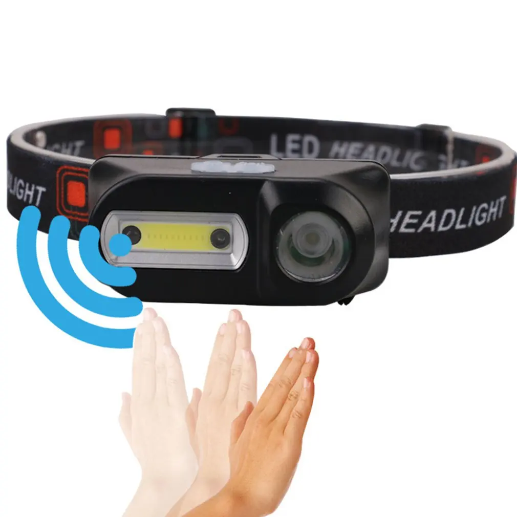 

Portable Mini Multi-function Headlight With USB Rechargeable Head Torch Super Bright Waterproof Headlamps