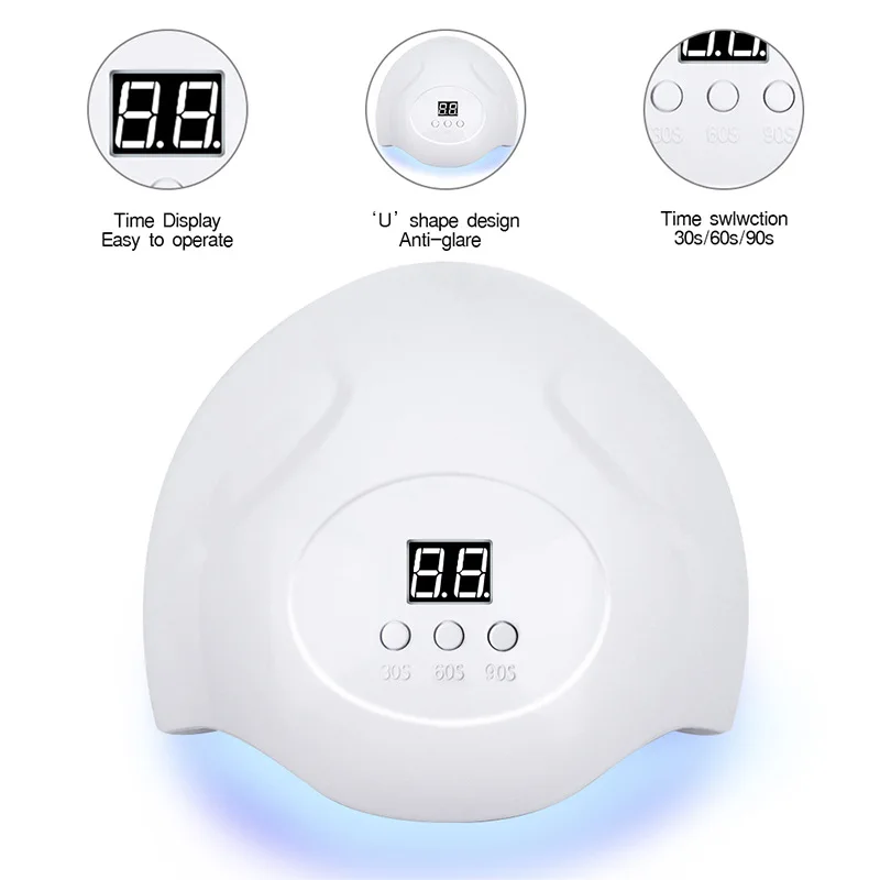 

SunX7 Nail Phototherapy Machine Nail Lamp with Induction Light Therapy Machine Can Switch 36W Sunlight Light Uv Nail Light