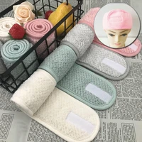 soft toweling headband face washing bath make up hairbands for women girls adjustable spa facial headband hair accessories