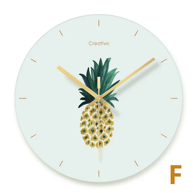 3035 Wall Clock Nordic Household Mute Living Room Bedroom Minimalist Modern Decorative Wall Watch 14 Inch Quartz Round Clocks - Цвет: 3035