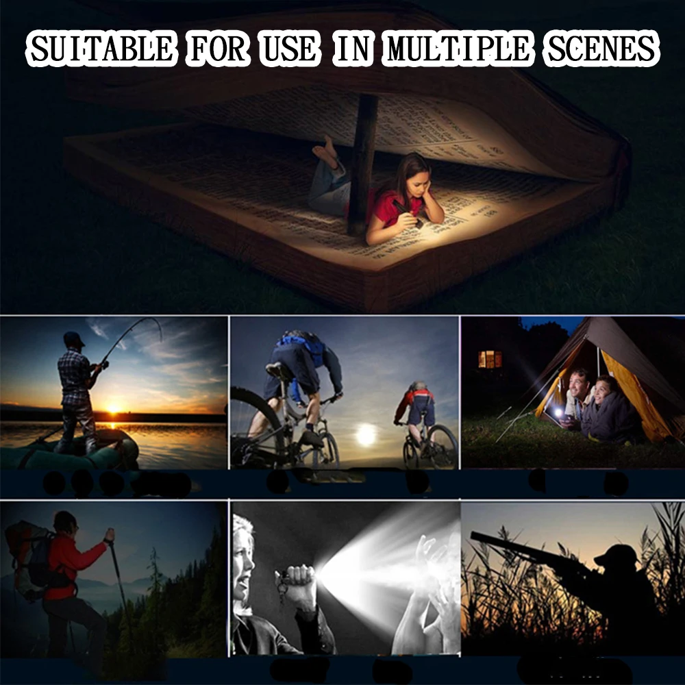 

5-color Portable LED Flashlight Q5 LED 14500 AA Light 4 Modes Zoom Outdoor Camping Flashlight Waterproof LED Mini Tactical Light