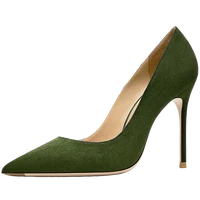 ferngreen flock women pumps fashion shallow high heeled shoes autumn winter women sexy stilettos quality classy lady party heels