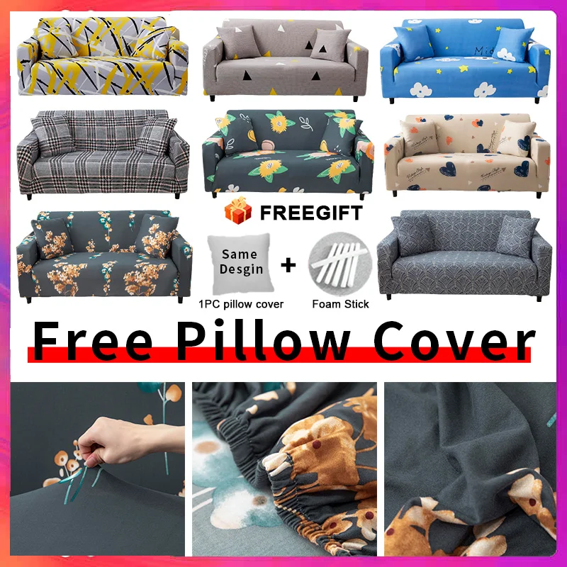 

Sofa Cover 1/2/3/4-Seat For Living Room Stretch Printed Sofa Slipcover L Shape Corner Sofa Covers funda sofa Elastic Couch Cover