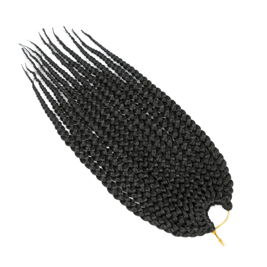 Короткие косички для волос Mtmei черные наращивания красивые синтетические