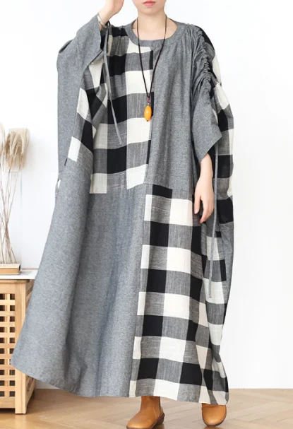 

The original design of 2021 spring new brand on the market quality of 100% cotton linen loose dress.