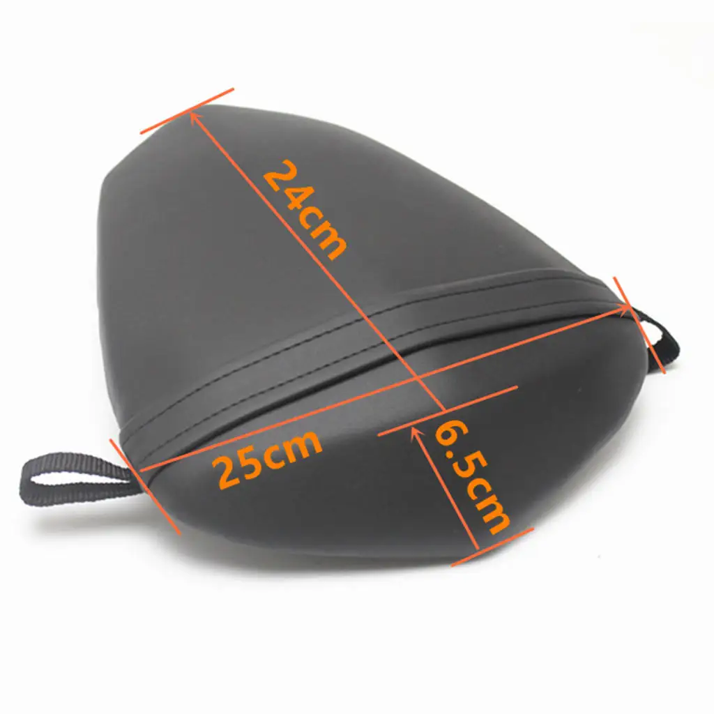 

Leather+Sponge Soft Passenger Seat Rear Cushion Pad For YAMAHA YZF R1 09-13