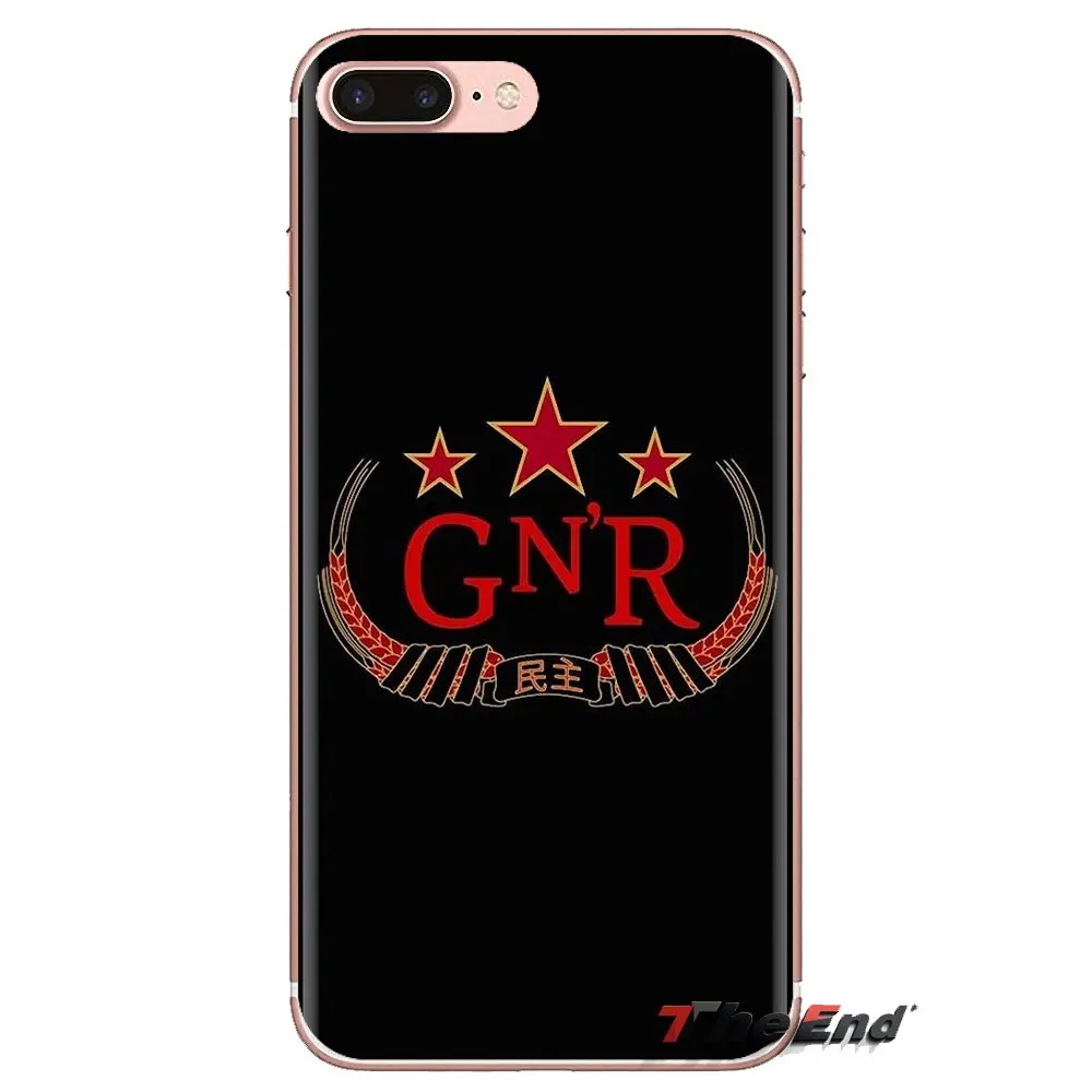 Силиконовые чехлы для телефона guns n roses музыкальная полоса ретро Xiao mi 6 A1 Max x 2 5X 6X Red