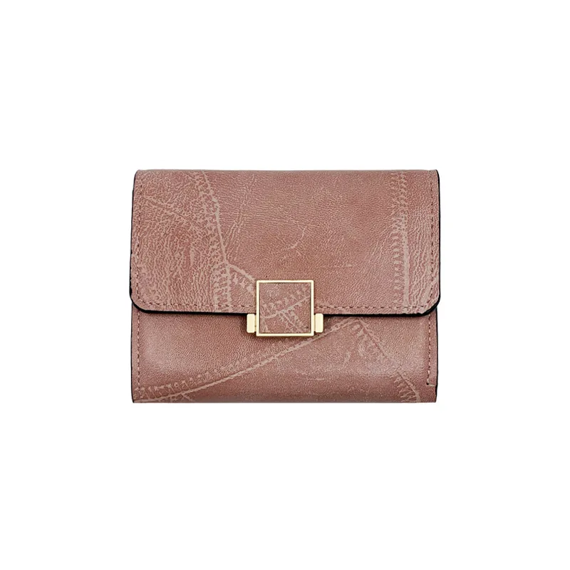 

Wallet women's short 2021 new European and American retro fashion card bag card set wallet personality mini trend zero wallet