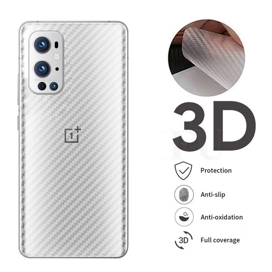 3d пленка из углеродного волокна для OnePlus 8T 7T 8 9 Pro 7 9R полное покрытие Защитная