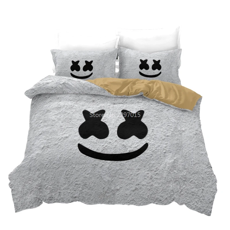 

MARSHMELLO 3D Bedding Set Print Duvet Cover Set with Pillowcase Home Textile Europe/Australia/USA Twin Queen King Bedroom Decors