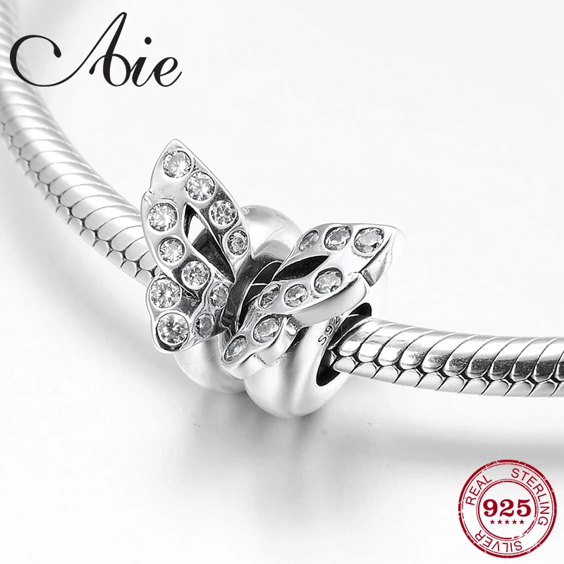 Подлинное Стерлинговое Серебро 925 пробы с крыльями бабочки в форме разделителя