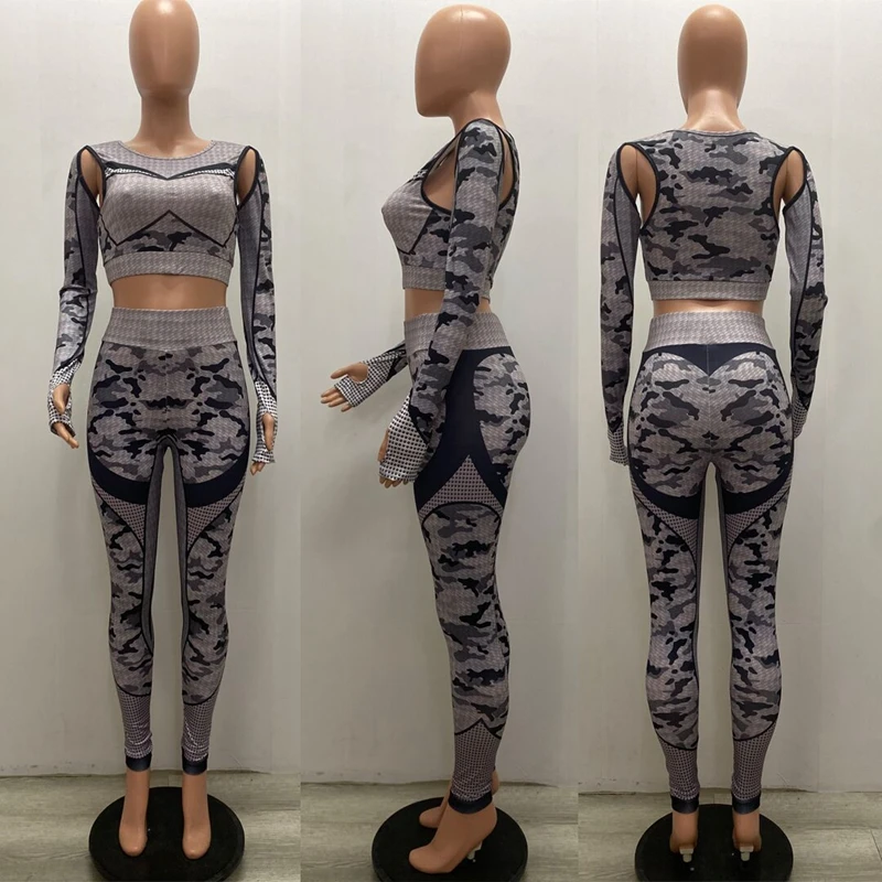 

TNNAOFF Fall Tie Dye Print 2 Piece Joggers Women Set Full Sleeve Tops Sexy Skinny Elastic Pencil Pants Lounge Wear Matching Sets