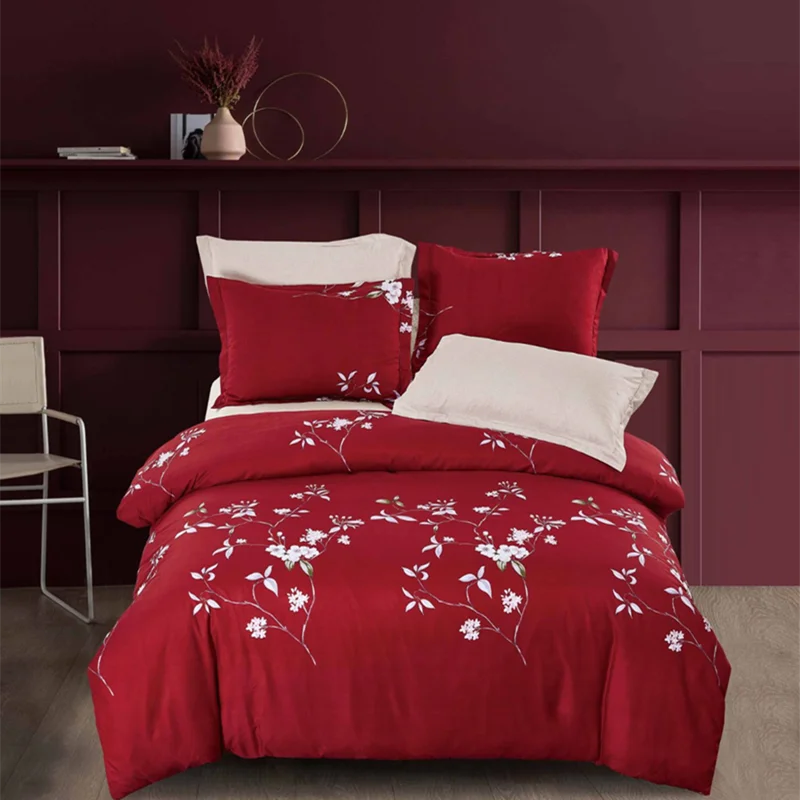 

3D Bedding Set Queen Size Duvet Cover Set Polyester Bedclothes Super Soft Breathable for Girls Adult Home Textile Beds Gift