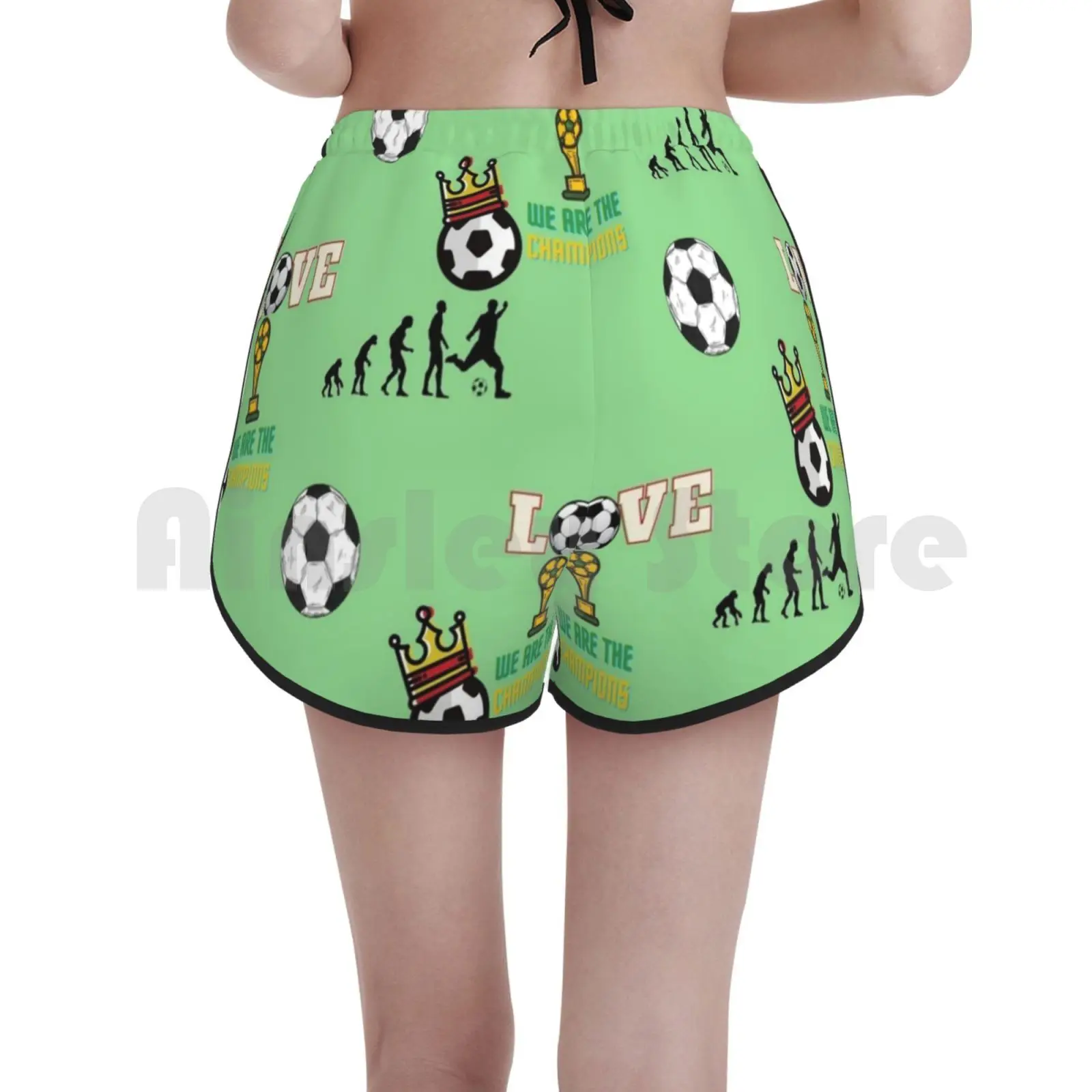 Европейский футбольный игрок наклейка пакет плавать шорты Футбол идея