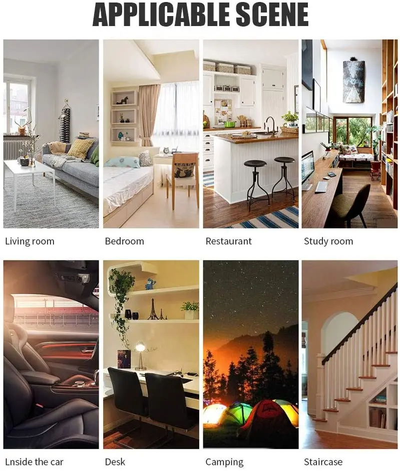 Яркий беспроводной светодиодный USB-светильник для салона автомобиля потолочный