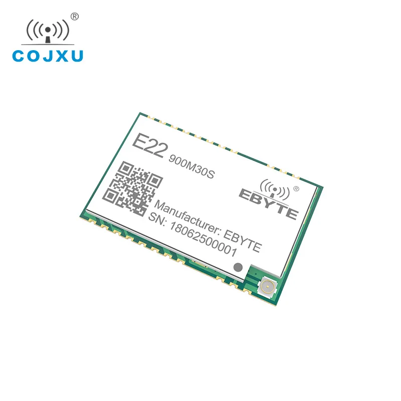 LORAWAN SX1262 LoRa TCXO 915 МГц беспроводной модуль ebyte Φ отверстие для печати IPEX антенна 850-930