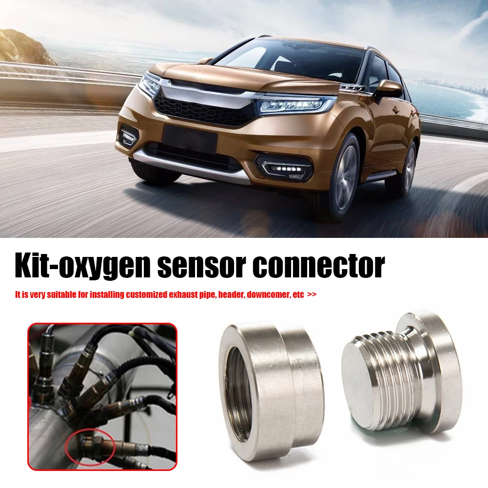 O2 Oxygen Bung Nut Cap Stepped Adapter Wideband Kit Plug Extender Joints Converter Tools Parts | Автомобили и мотоциклы