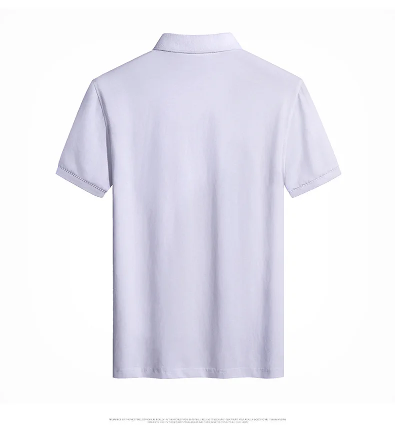 Новинка рубашка поло для мужчин эластичная Удобная футболка мужские мягкие