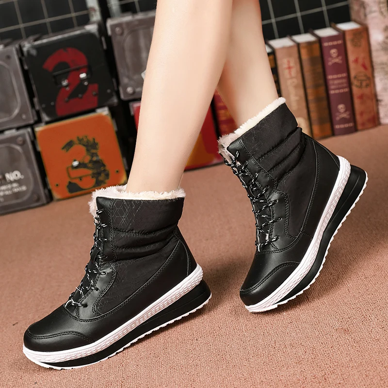 обувь женская коллекция 2019 года модные зимние ботинки из ткани Оксфорд женские