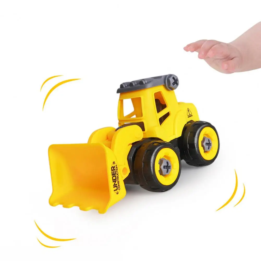 

Engineering Toy Detachable Assembly Easily Plastic Construction Vehicles Toys DIY Model Handmade Gift for Kids