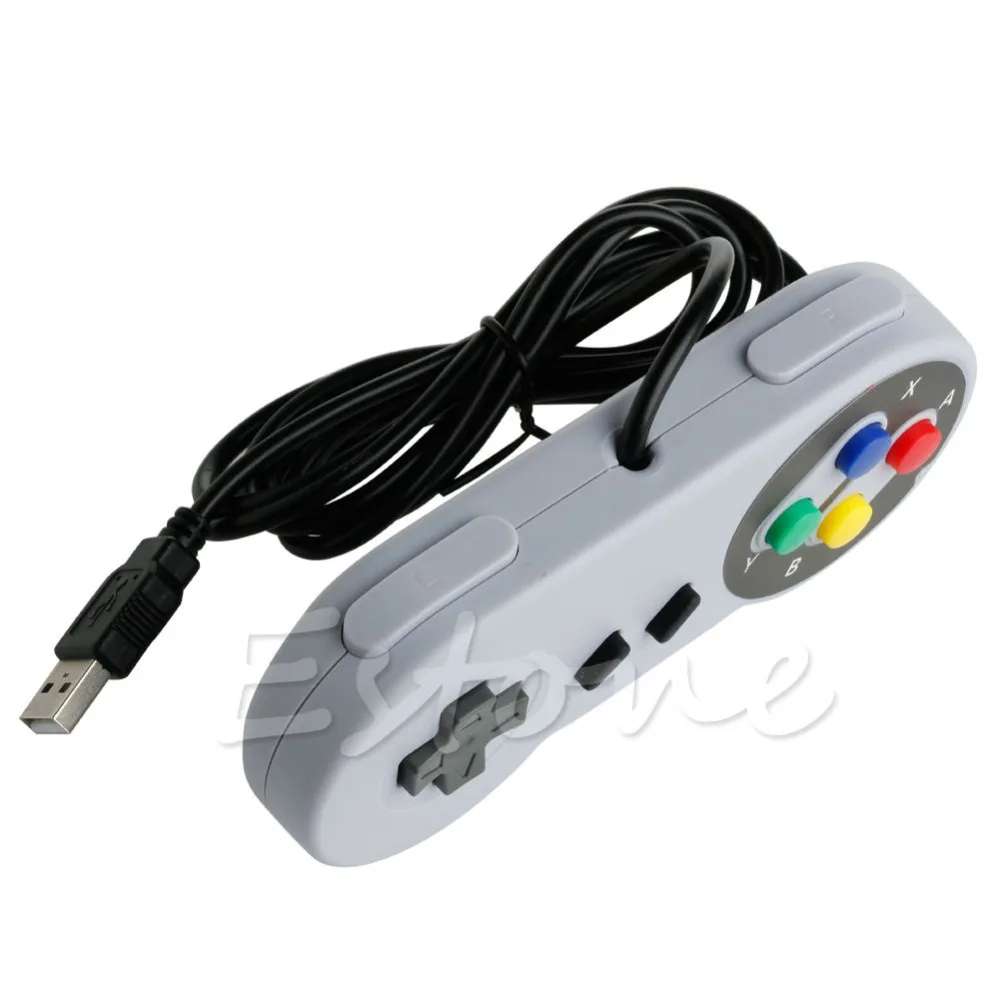 1PC USB Controller For Super Nintendo SNES PC/ Mac Emulator NES Windows GamePad Oct30 Drop ship Dropshipping | Игровые приставки и
