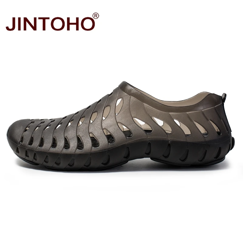 JINTOHO Unisex Summer Sandal Shoes Fashion Men Casual Slip On Loafers Cheap Sandals Male Beach | Обувь
