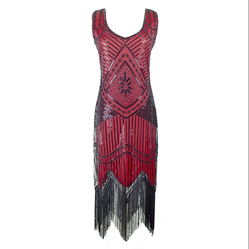2019 Высокое качество сексуальное платье с кисточками для латинских танцев