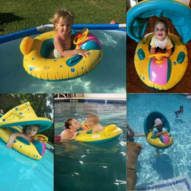 

Sea Baby Swim Ring Inflatable Float Floating Swimming Pool Water Seat Lounge Toy ALS88