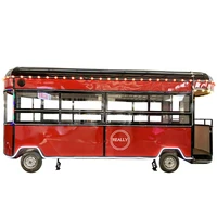food truck coffee vending panini mobile custom big size snack kitchen trailer cart with lights customized color for sale