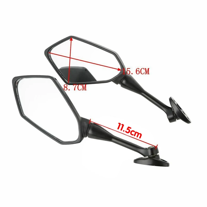 Мотоциклетные левые и правые боковые зеркала заднего вида для Honda CBR 1000RR 2004-2007 600RR