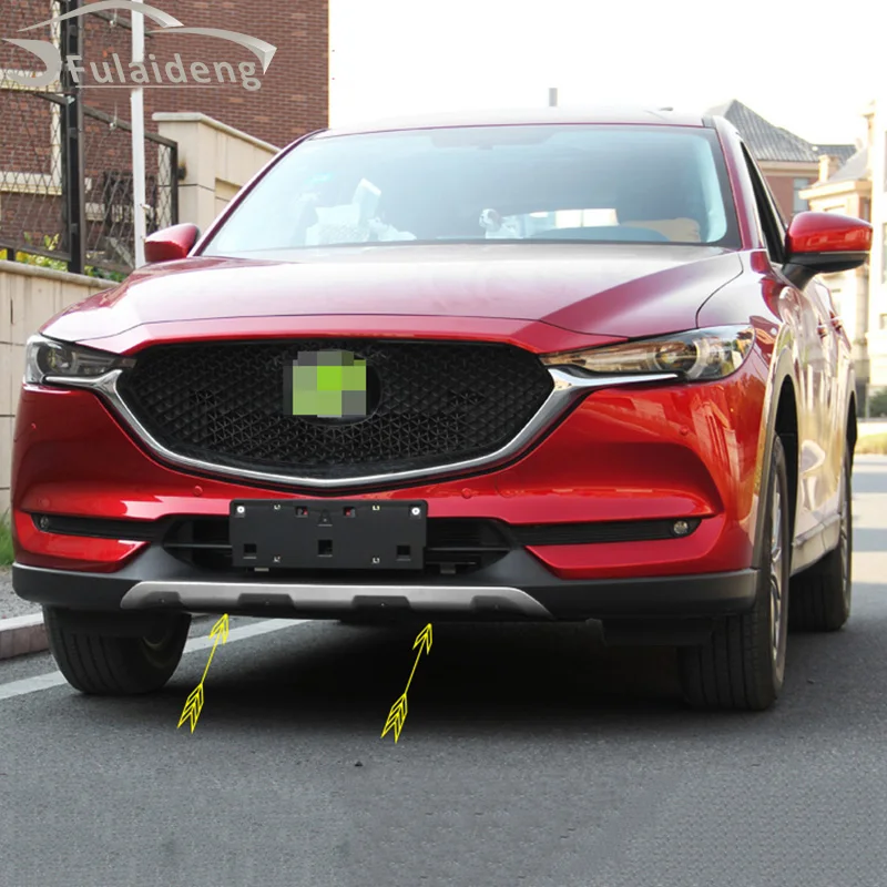 2 шт. защитные накладки на передний и задний бампер из нержавеющей стали для Mazda Cx 5