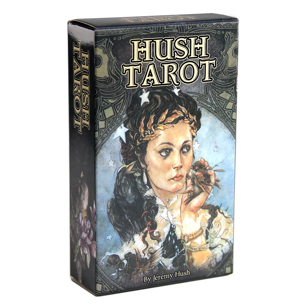 Hush Tarot Cards  PDF Guidebook Oracle Cards Divination Fortune Telling Game