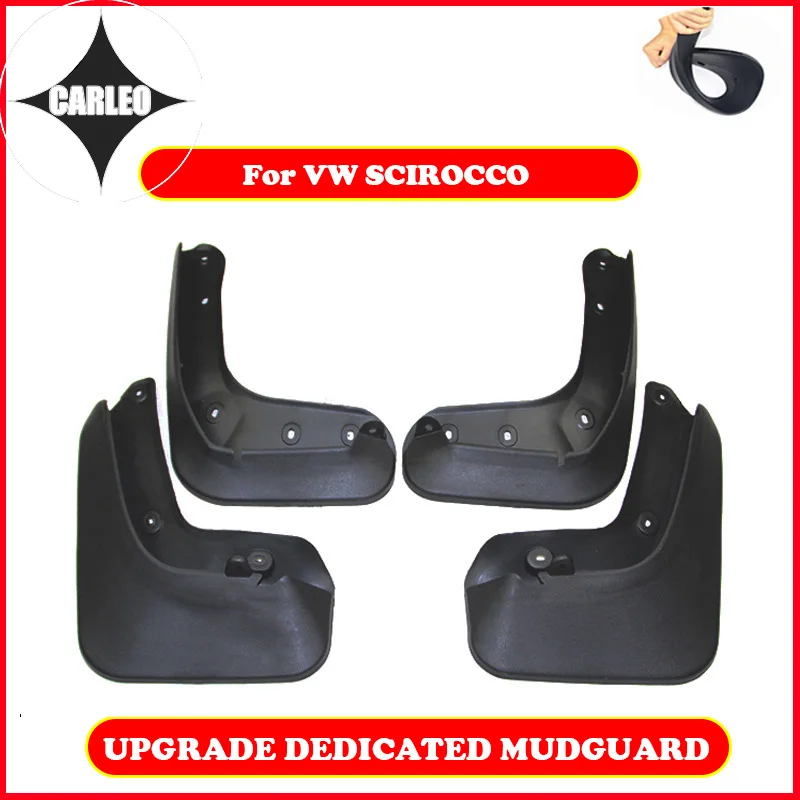 

Mudguard for Volkswagen VW Scirocco 2009-2018 PVC Front&Rear Fender Protector Car Mud Flap Splash Mudflaps Upgrade Version
