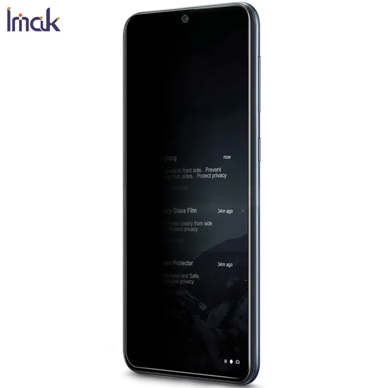 

Imak Anti-peeping Privacy Tempered Glass for Samsung Galaxy Note10 Lite / A81 / M60S Full Coverage Full Glue Absorb