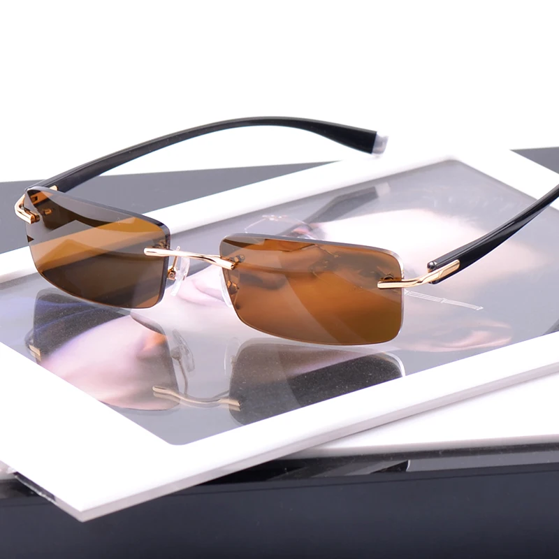 Солнцезащитные очки Vazrobe Мужские поляризационные без оправы брендовые