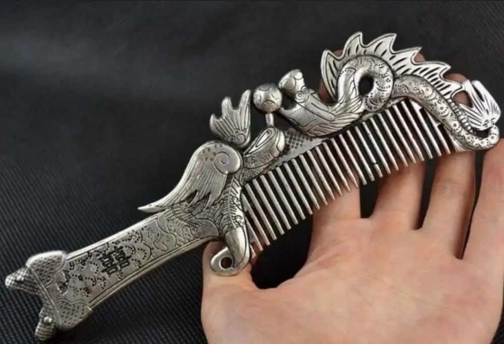 Медная статуя коллекционные предметы старые украшенные искусственными