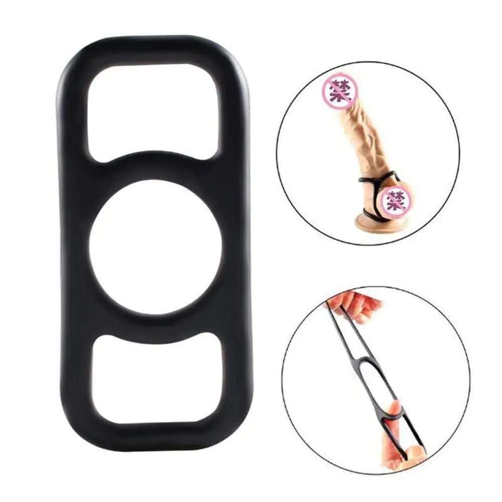 Гибкая увеличенная Задержка эякуляции кольцо для члена простата мужчин пениса