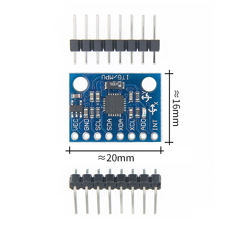 GY-521 MPU-6050 MPU6050 Модуль 3 оси аналоговый гироскоп Датчики+ 3 оси акселерометр модуль - Цвет: MPU6050 module