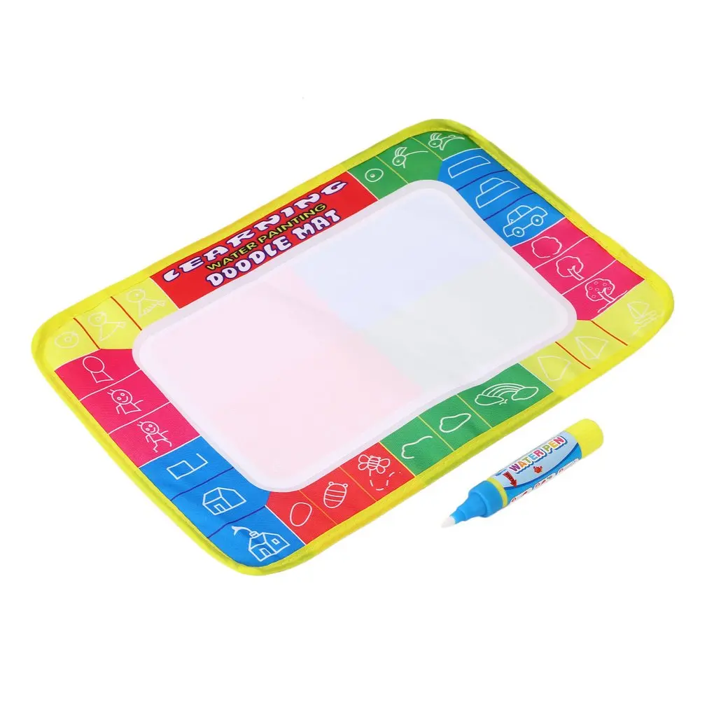Hot! Fun Kids Baby Add Water Write Draw Paint Drawing Canvas Magic Doodle Mat With Pen Brushes Gift Christmas New |