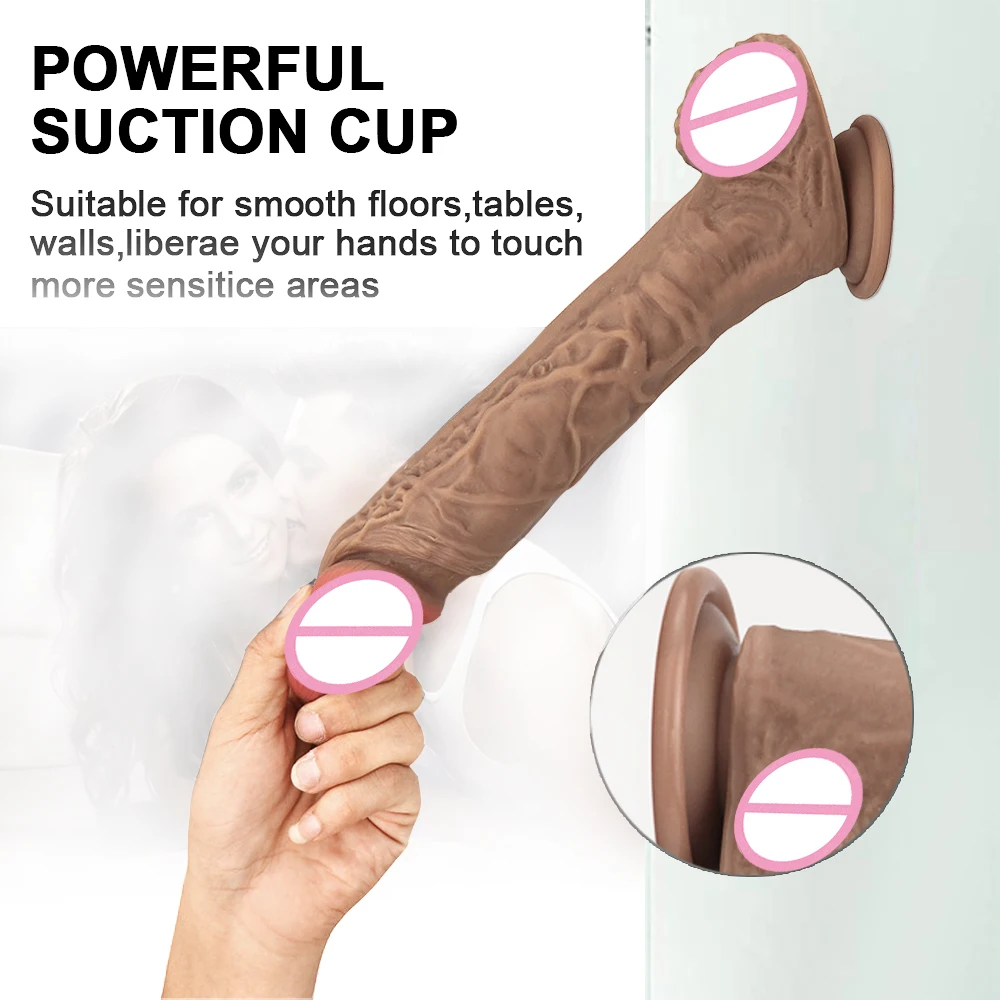 GaGu реалистичный большой жидкий силиконовый фаллоимитатор для женщин