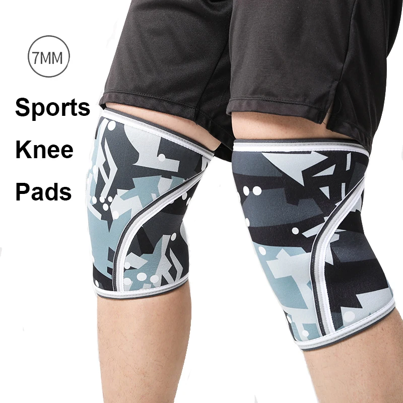 Эластичные нейлоновые спортивные наколенники для ног поддерживающие суставов тяжелая атлетика