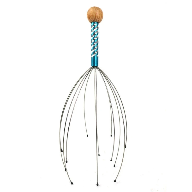 

Scalp Massager For Head Octopus Claw Massage Stress Relaxation Hair Health Care Rake Head Skin Pain Relief Relax Blood Circulate