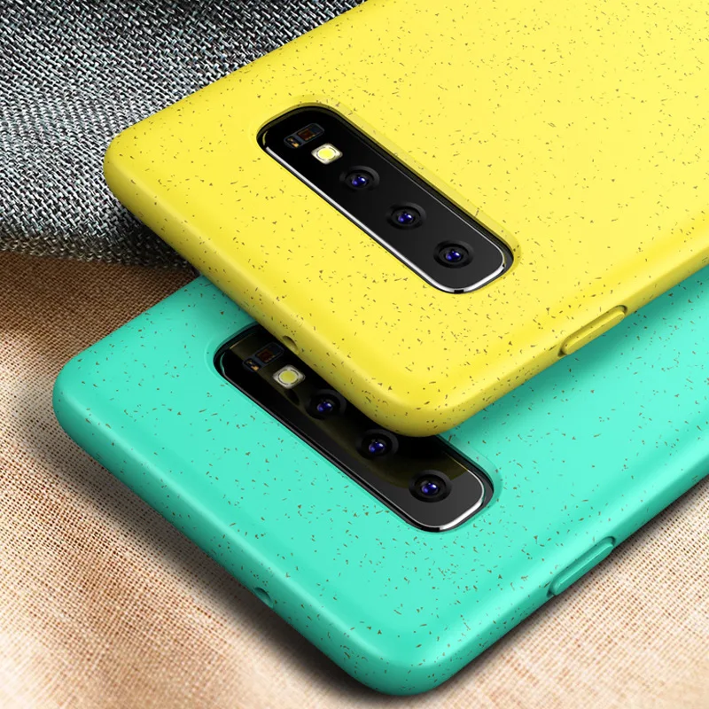 Для samsung Galaxy S10 Plus чехол с рисунком пшеницы и оранжевого бара креативный защитный