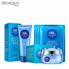 Маска для лица и крем для лица с гиалуроновой кислотой, очищающее средство для лица против морщин, антивозрастной продукт для ухода за кожей лица, набор для ухода за кожей лица, 3 шт.