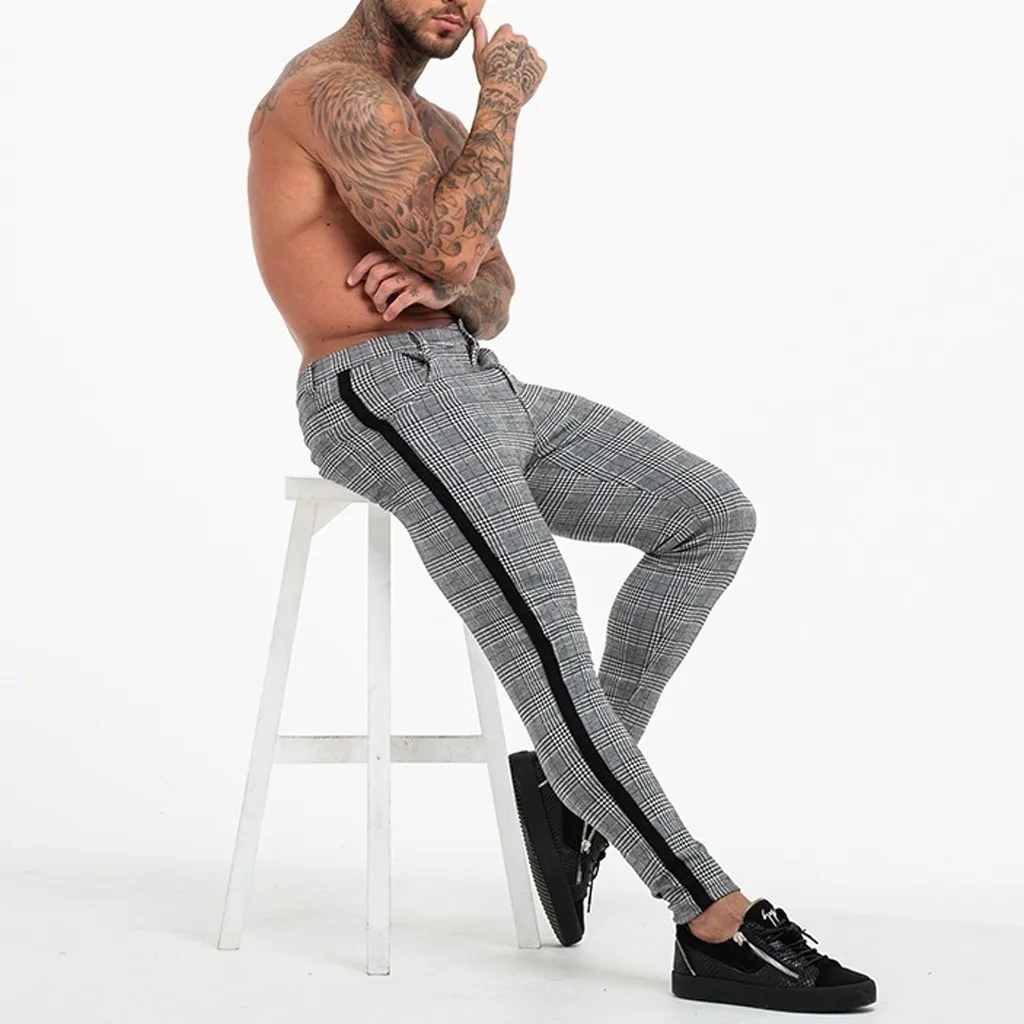 Осенние мужские спортивные брюки модные повседневные с принтом Бодибилдинг